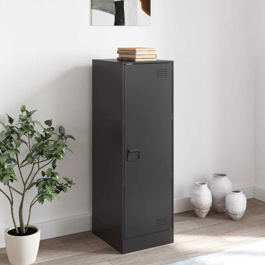 Sideboard Black 34.5 x 39 x 107 cm Steel