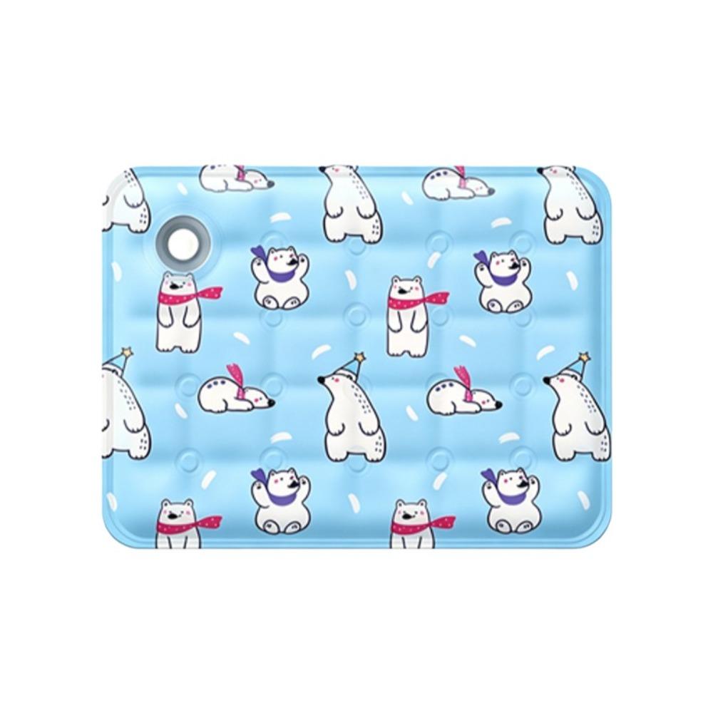 Anti Bite Pet Cooling Mat Non-Slip Pet Ice Cushion Floor Mat Cool Nest  for Small Dogs