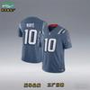 New England Patriots NFL Football Jersey Custom Number 0 8 10 Embroidered Sportswear Men Women Fall