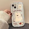 Cute Puppy Pattern Wave Phone Case for IPhone 15 14 16 13 12 11 Pro Max 15 14 16 Plus IPhone 15 16 Pro Shockproof Phone Case