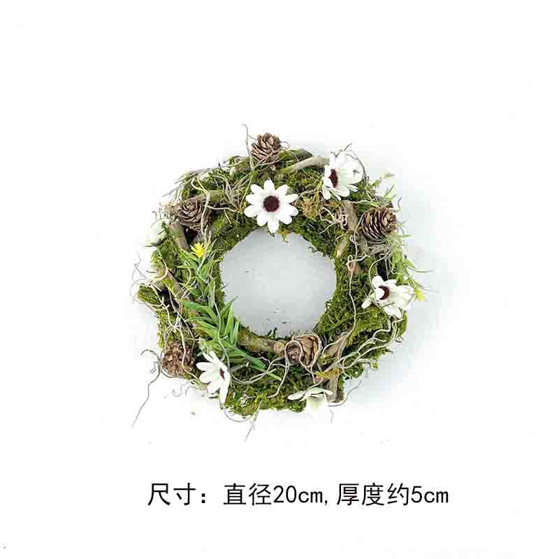 Easter wreath garden decoration European and American cross-border door knocker pastoral DIY pendant Christmas holiday