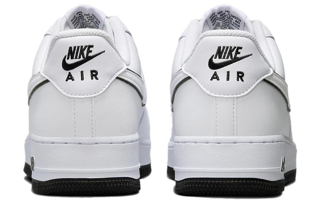 Nike Air Force 1 '07 Low White Black Outline Swoosh DV0788-103