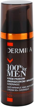 

Dermika 100% крем для мужчин против глубоких морщин 50+ TU прозрачный