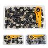 Cable Connector with Wire Stripper Locking Wire Flame Retardant Quick Connector 18-22AWG 2 Pin