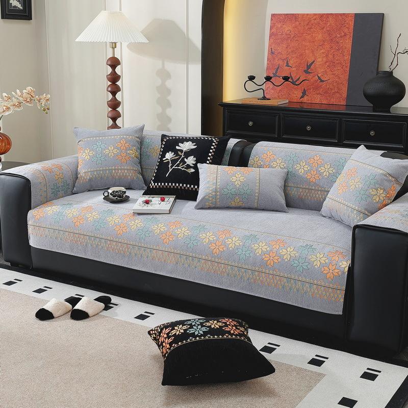 Bohemian Chenille Sofa Cushion Is Universal In All Seasons, High-End Seat Cushion, New Non-Slip Sofa Cover Cover Cloth