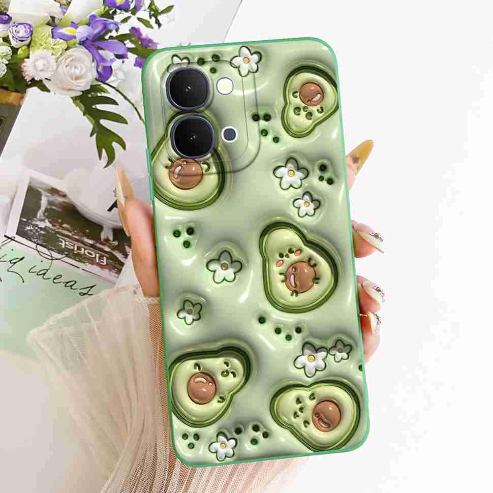 For Vivo Y31d 4G V2543 Case Fashion Cartoon Painting Silicone Full Protcetion Back Cover For Vivo Y 31d Y31D 4G Bumper Shell