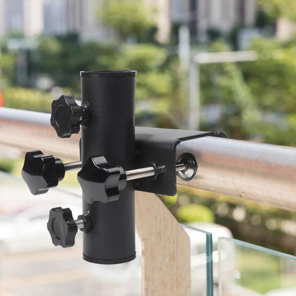 Flexible Balcony Umbrella Holder Adjustable Patio Umbrella Mount Garden Bracket  Outdoor Settings