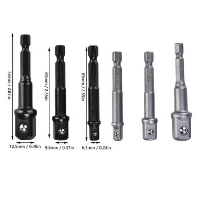 Hex Bit Socket Sets Sockets Adapter Sets Strong Strength for Electric Drill for Electric Screwdriver for Pneumatic Screwdriver