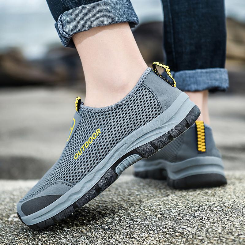 Casual Shoes Men Breathable Comfortable Loafers Outdoor Walking Slip On Tenis Masculino Wholesale Plus Size 39-46 Men Shoes