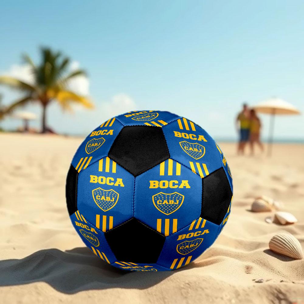 1pc Boca Juniors Soccer Ball Size 5 Indoor Soccer Ball Fashion Colorful Backyard Game - Great For Sports Fans Gift HE11