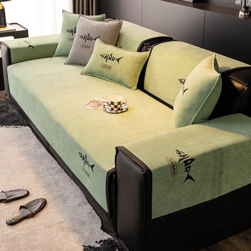 

Chenier Sofa Cushion Universal Non-Slip In All Seasons New Dirt-Resistant Leather Seat Cushion Modern Light Luxury Cover Cover 70*70cm