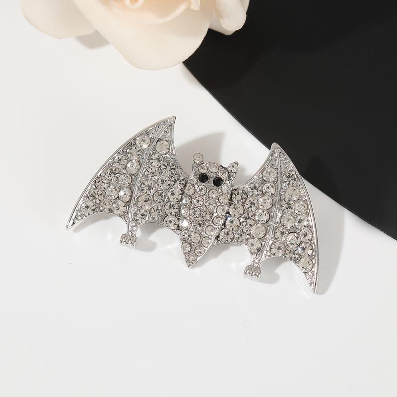 Lustige Fledermaus Brosche Gothic Anstecknadel Für Damen Kleidung Mantel Pullover Halloween Feiertagsparty Schmuck Zubehör Geschenk