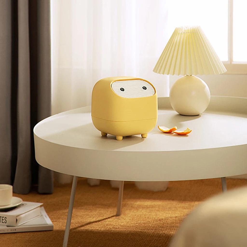 Creative Mini Cute Waste Bin Desktop Trash Can Office Desktop Garbage Bin
