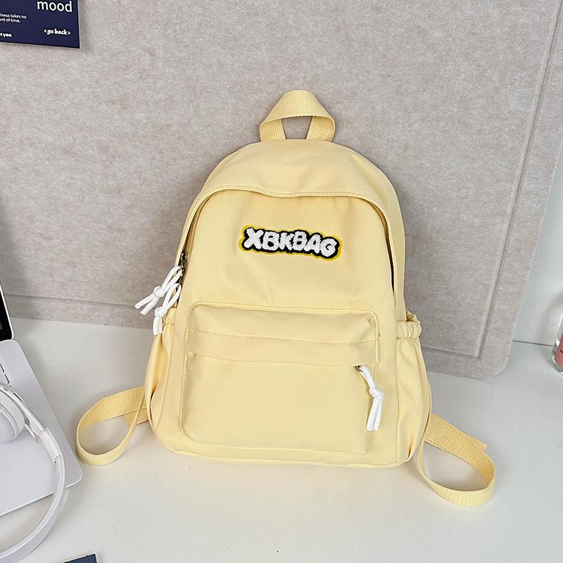 Однотонный рюкзак школьная сумка кампус рюкзак Small зелёный — фото 22