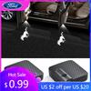 Autoaufkleber 1/2 Stück LED-Logo-Projektor Auto Tür Willkommenslicht für Ford Mustang 2005 2010 2015 218 GT Mujer Eleanor Pickguard
