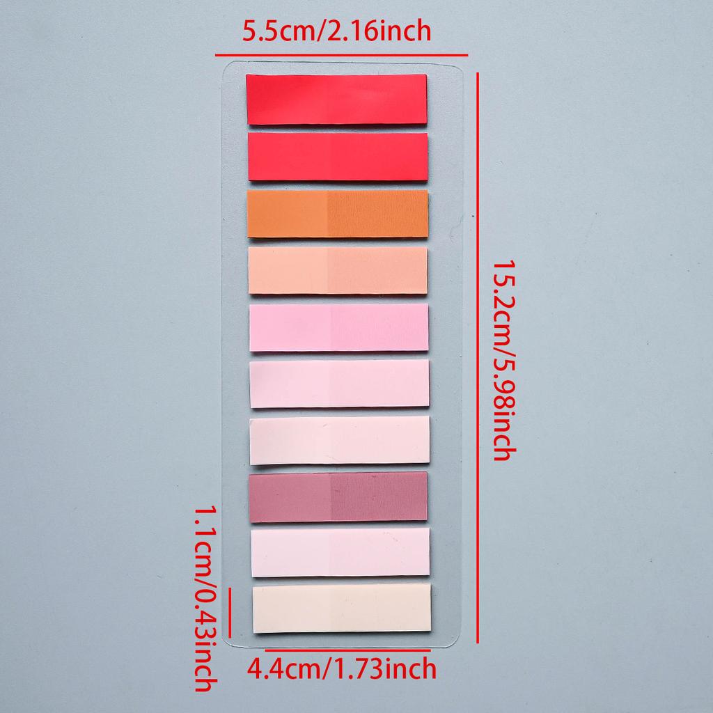 200-4200Pcs Transparent Colorful Index Creative Memo Pads Office School Stationery Self-Adhesive Stickers Sticky Note Pads
