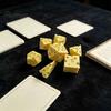 PLA Game Dice 7Pcs 3D Printed Cheese Set, D4/6/8/10/12/20 Multi-side Gaming Dice, Role Playing Polyhedral for Family Night Party Board Collection Set