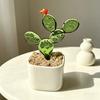 Mini Glass Planter Desktop Ornaments Small Exquisite Craftsmanship Bright Colorful Handmade Texture for Office Bedroom Living Room Home Decor Gift