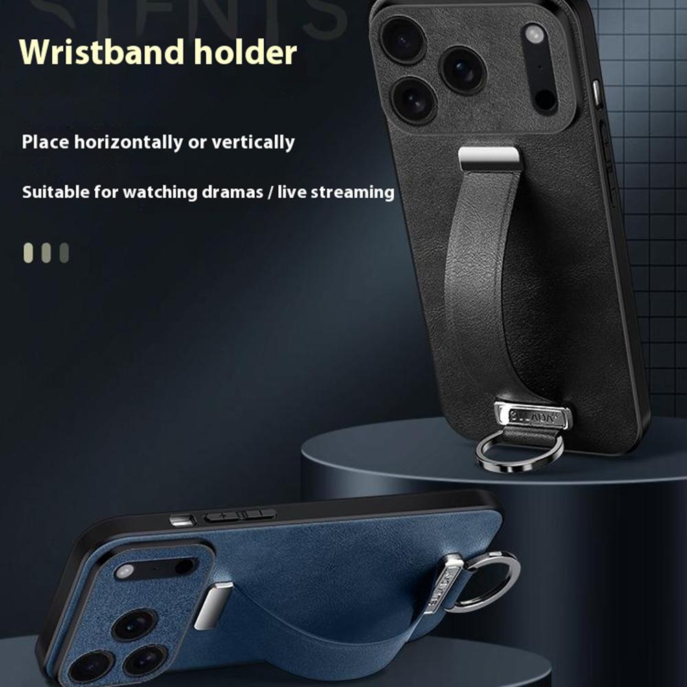 SULADA Fashion Series für iPhone 17 Pro Max Hülle Armband Ständer Leder Rückseite Handyhülle
