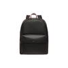 Code Zipper Closure Pebbled Leather Backpack Men Backpack Black 6306394