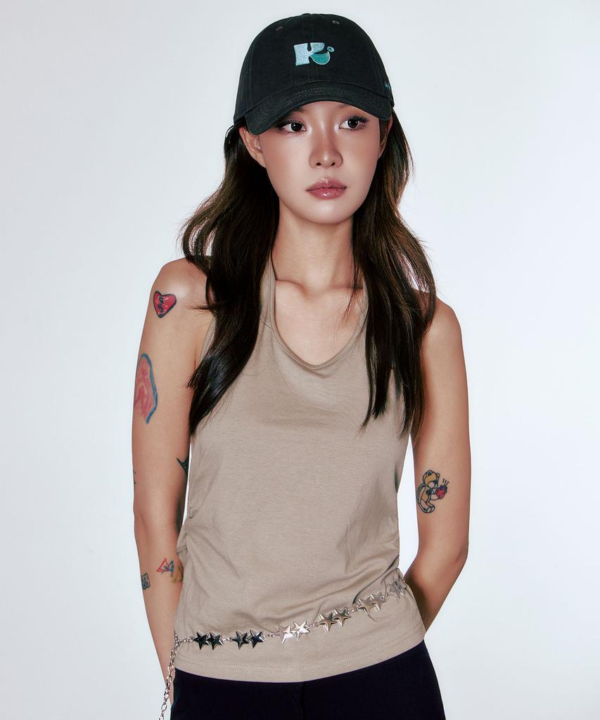 Seutillouki Monogram Ball Cap_Brown