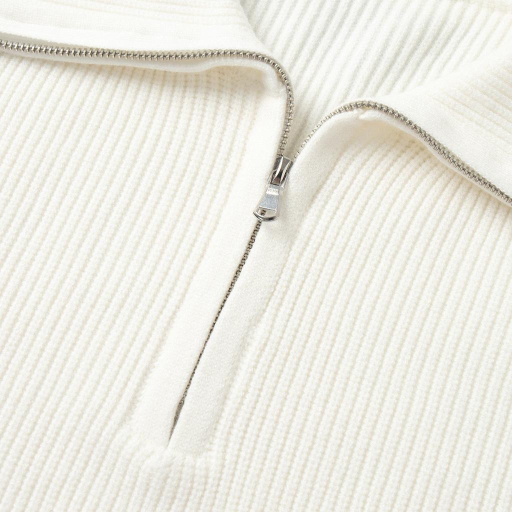 2025 Herbst Winter Neues Damen Strickpullover Set mit Halbreißverschlusskragen Langarm Weitbein Hose Outfit für Europa und Amerika