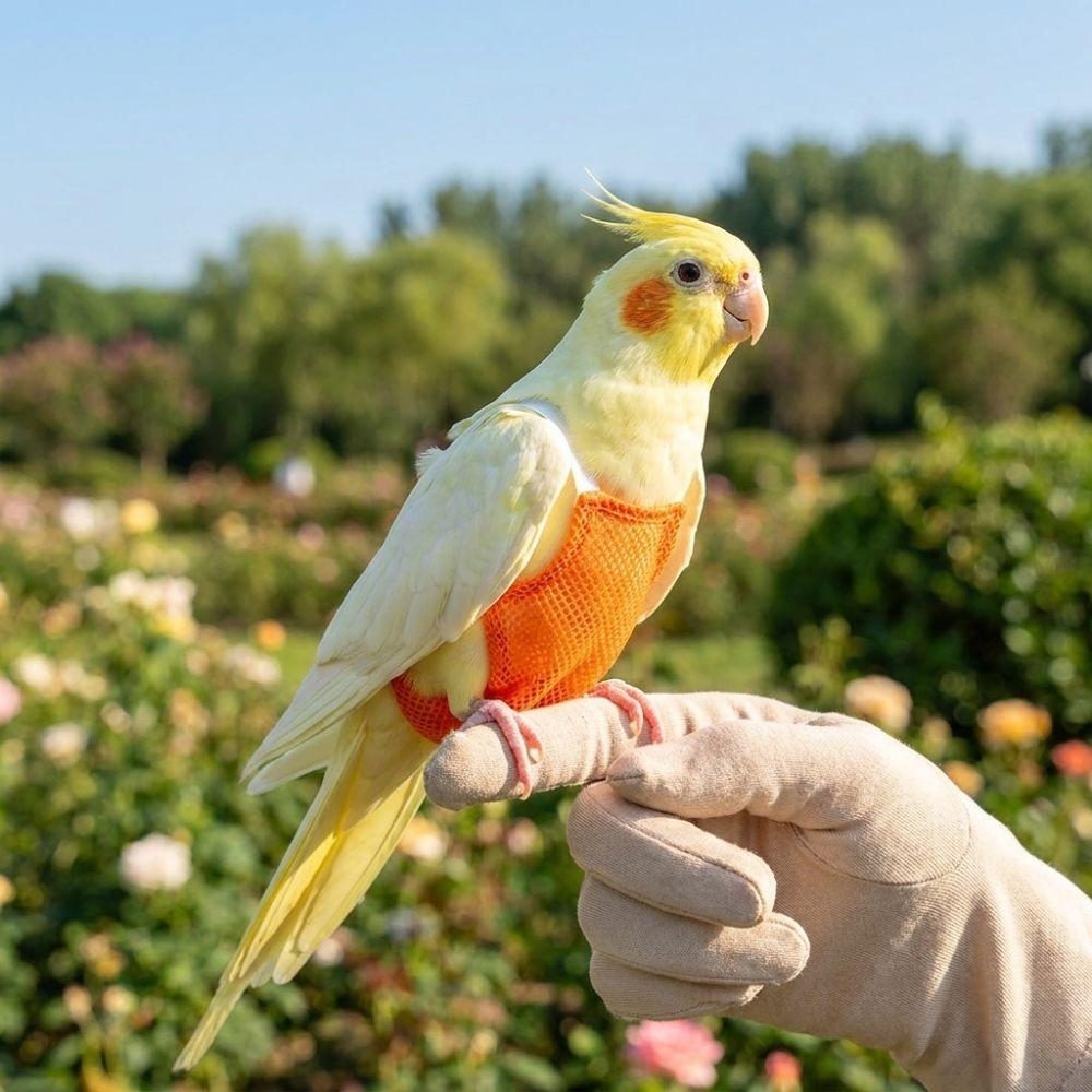 Leak-Proof Parrot Diaper Vest Breathable Parrot Flying Clothing Bird Flight Suit  Bird Training
