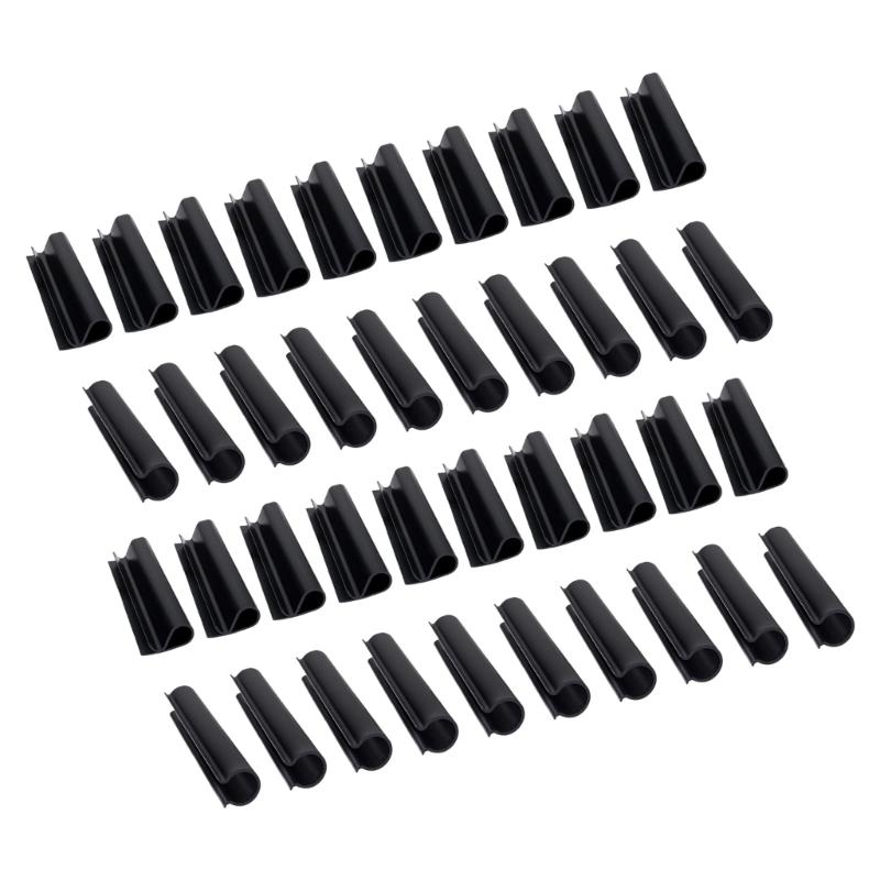  20 Pack Pool Winter Cover Clamps Set Male Female Interconnected Plan Strong ABS Substance For Metal Frame Pools
