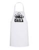 Everybody Chill Dad's On the Grill - White Apron with Black Design Great Gift Unisex T-Shirt