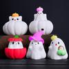 3D Pumpkin Ghost Silicone Mold DIY Halloween Ornaments Candle Molds Aromath Soap Plaster Resin Craft Making Home Holiday Decor