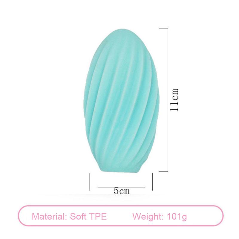 Male Masturbator Cup Portable Penis Trainer Penis Massage Adult Sex Toys Stretchy Silicone Vagina Egg Vacuum Pocket Cup for Men