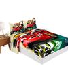 Mattress Four-Piece Car Racing Bed Sheet Kit Digital Printing Mattress Protective Cover