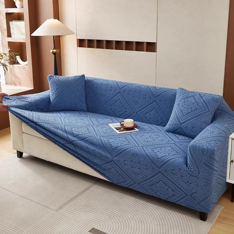 New Retro Style One Piece Sofa Cover Anti Slip All Inclusive Sofa Protective Cover Elastic Anti Cat Scratch Cover Cloth