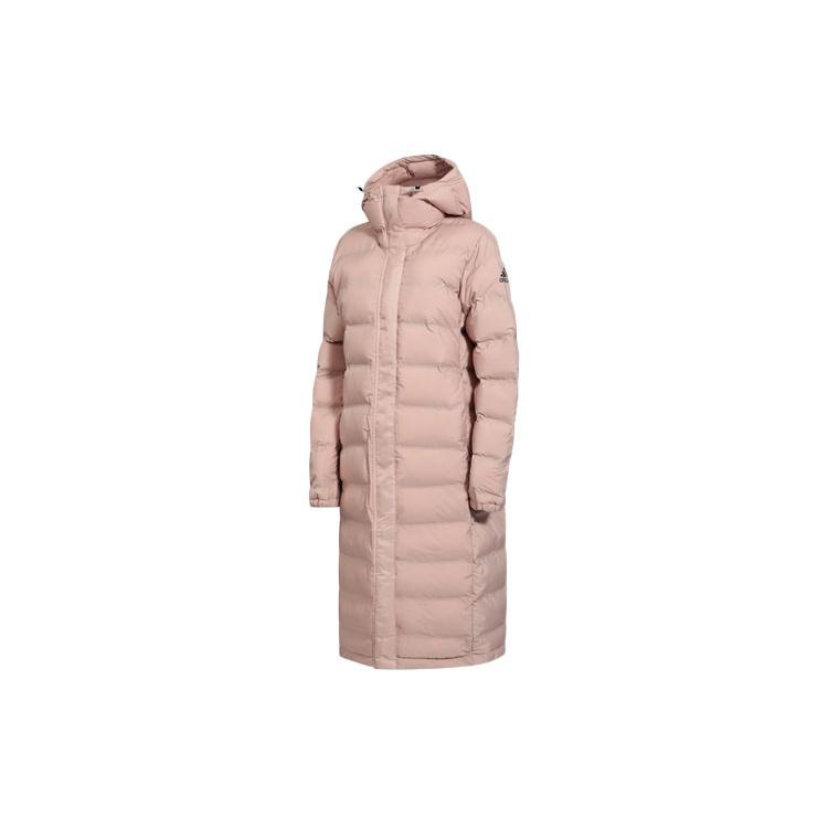 (WMNS) adidas Helionic Long Down Jacket Asia Sizing Pink Women s CY8635 XL