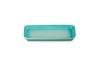 Léger Rectangular Plate, 25cm, Cool Mint, Heat-Resistant, Microwave-, Oven-, and Dishwasher-Safe, Ideal for Grilled Fish and Other Oven-Saf