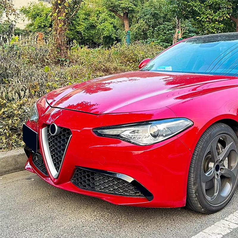 Vordere Windabweiser-Luftauslass-Spoiler-Abdeckung für Alfa Romeo Giulia 2015-2025 Standardzubehör-Edition