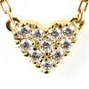 Used [New Finished] AHKAH YG Heart Pave Diamond Necklace