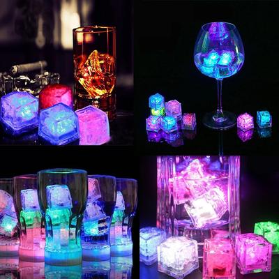 5PC LED Light Ice Cubes Luminous Night Lamp Party Bar Wedding Cup Decoration Night Lamp Party Bar Wedding Cup Decoration Cup