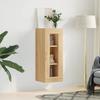 Vidaxl Wall Cabinet, Sonoma Oak, 34.5X34X90 Cm