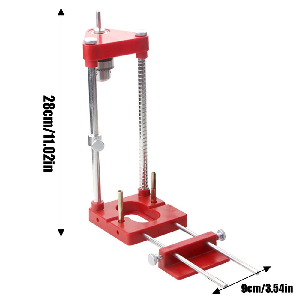 Electric Drill Hole Locator Woodworking Drill Locator Adjustable Punch Locator Hole Drill Stand Positioner Dowel Jig Puncher