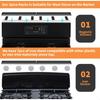 30" Magnetic Stove Top Shelf Spice Rack Storage Silicone Top Heat Material Stove Rack Shelf Flexible Seasoning Organizer Kitche