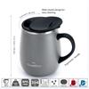 GRANDTIES Premium Vacuum Insulated Mug, 460ml, Available in 19 Colors, with Easy-Open Sliding Lid, Stainless Steel Double-Wall Vacuum Insulation, and