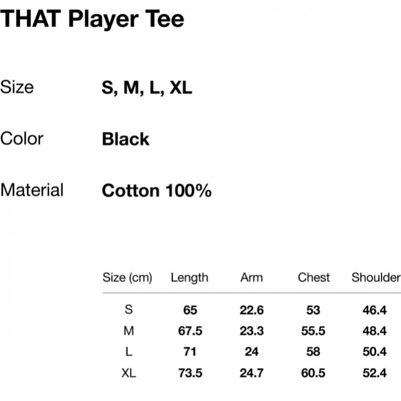 ThIs Is Never That Player Tee Black