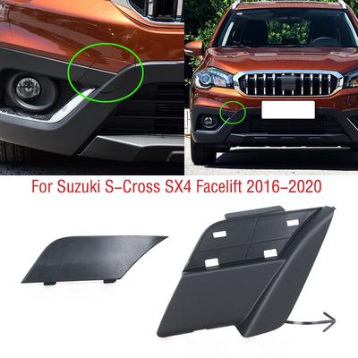 Bilens främre stötfångare Dragkroksskydd Kåpa Släpvagn Dragögonskydd Lock För Suzuki SX4 S-cross Cross Facelift 2016 2017