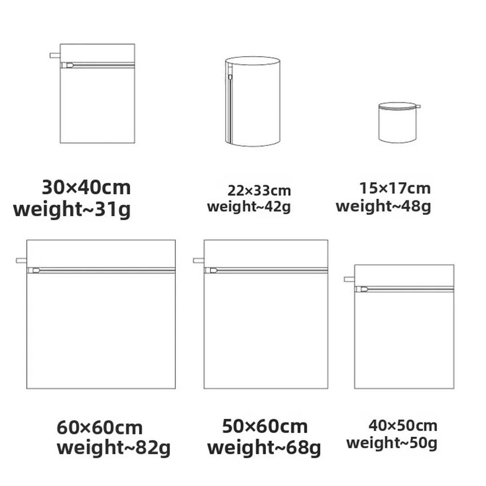 Portable Cellular Mesh Laundry Bag Antibacterial Anti-deformation Washing Machine Pouch Breathable Reusable Sweater Bra Care Bag