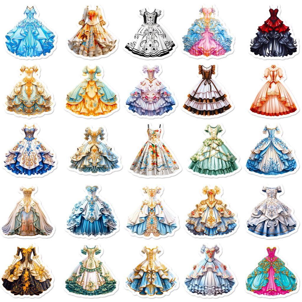 50 Cartoon Lolita Ins Stickers Personalized Mix And Match Creative Diy Waterproof Stickers