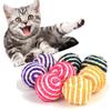Katt Kjæledyr Sisaltau Flettet Ball Ertende Leke Tygg Rangle Klore Fang Leke