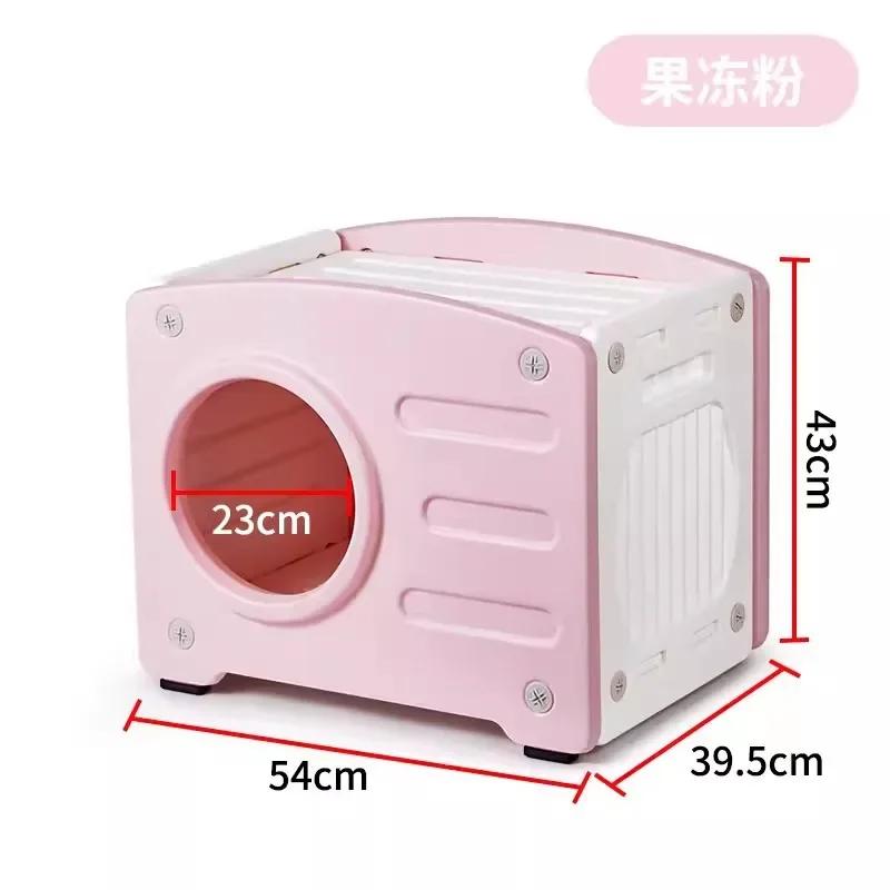 Kennel Outdoor Dog House Summer Small Dog Pet Indoor Four Seasons Cat Nest Outdoor Rainproof Pet Nest M