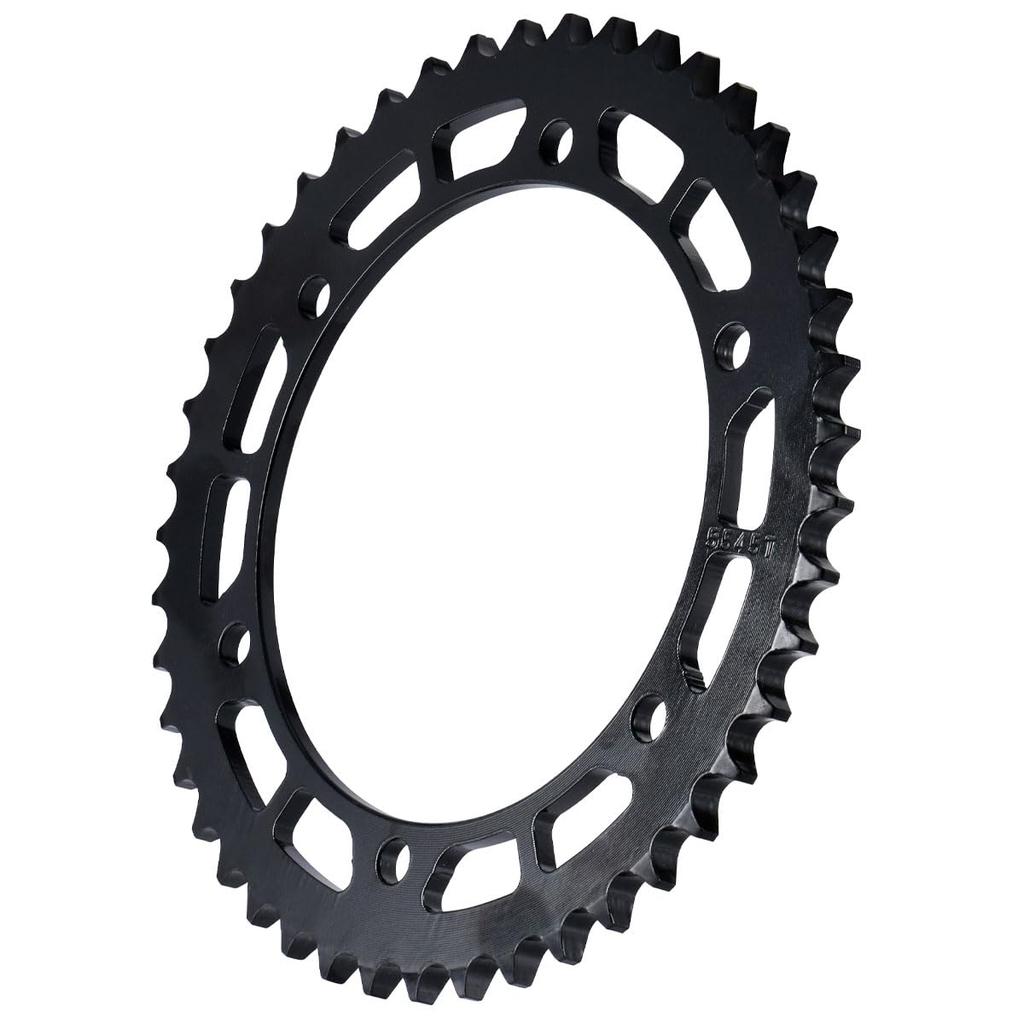 DRC Steel Rear Sprocket for SEROW225WE SEROW250 TRICKER and XT250 by Dirt Freak High-Strength, High-Durability (428-45T) SEROW225W/WE (1993-1999),
