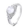 2026 New Bow Fashion Diamond-encrusted Zircon Cross Ring Women's High-end Light Luxury Wedding Ring Jewelry